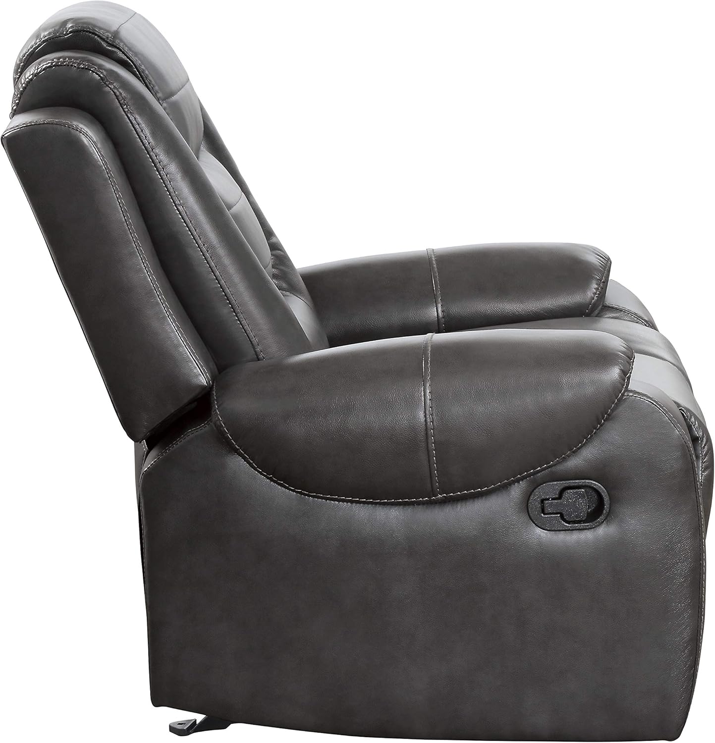 Lexicon Matteo Glider Recliner, Two-Tone Gray - Retail $421
