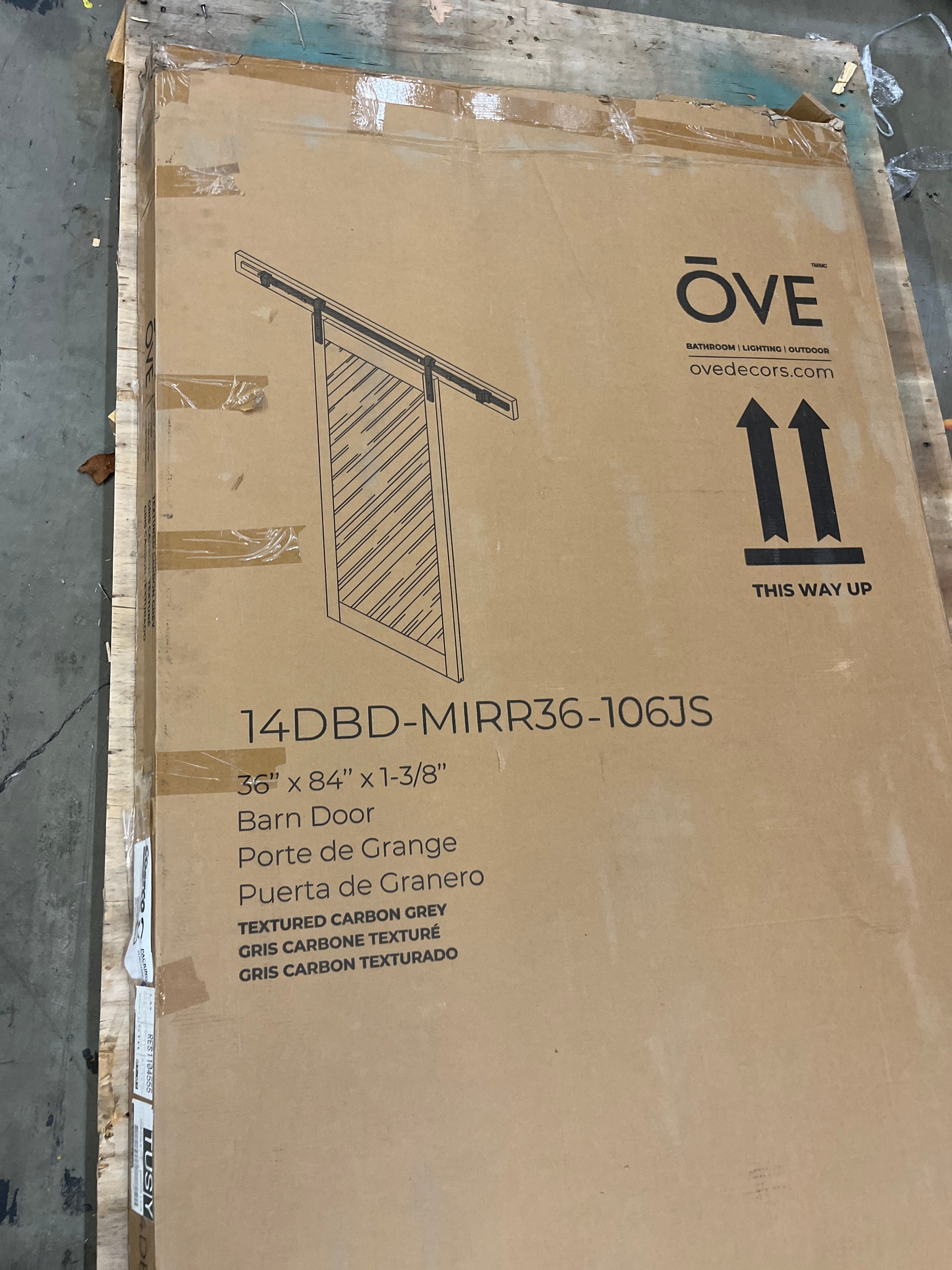 OVE BRITTNAY BARN DOOR - Retail $499