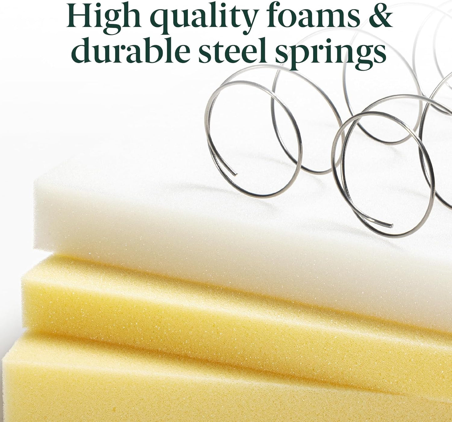 NEW - ZINUS CALI KING 8 Inch Foam and Spring Hybrid Mattress [New Version], California King, Fiberglass Free, Medium Firmness, Durable Support, Certified Safe Foams & Fabric, Mattress in A Box - Retail $215