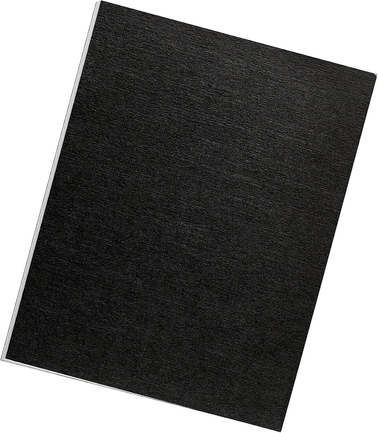 Fellowes Linen-Textured Binding Cover, Letter, Black, Pack of 200