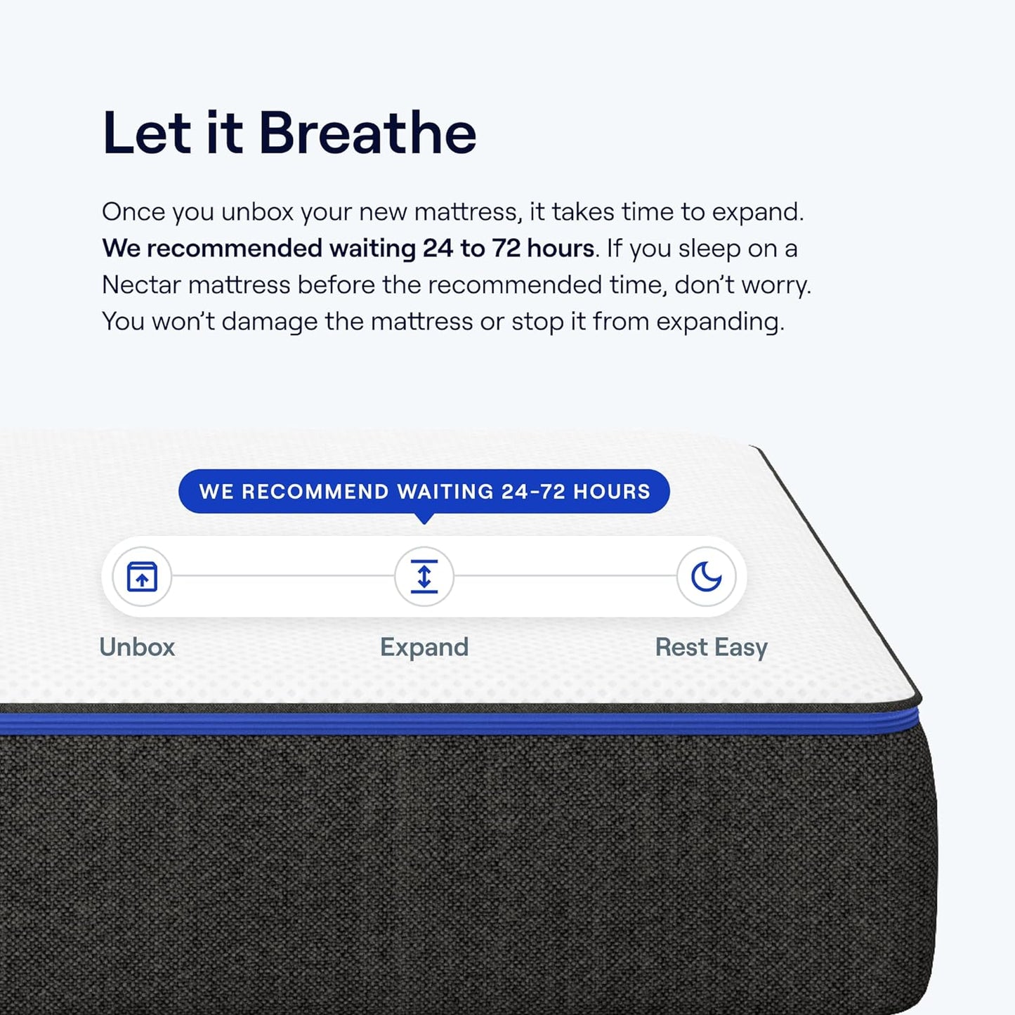 NEW - Nectar TWIN Mattress 12 Inch - Medium Firm Gel Memory Foam - Retail $499