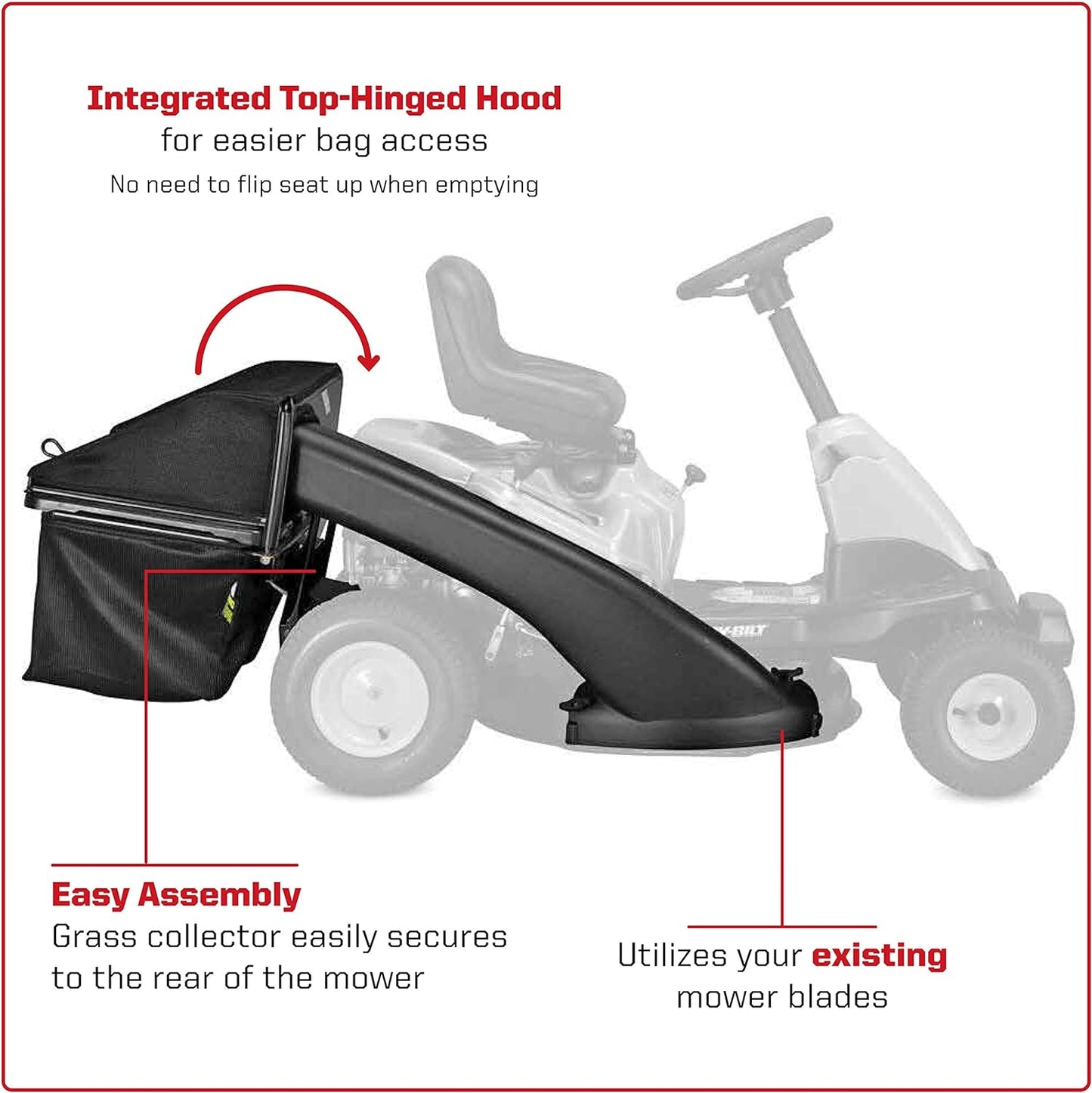 NEW - Arnold 19A30014OEM2-Bin 30-Inch Mini Rider Bagger for 2013 and After - Retail $349