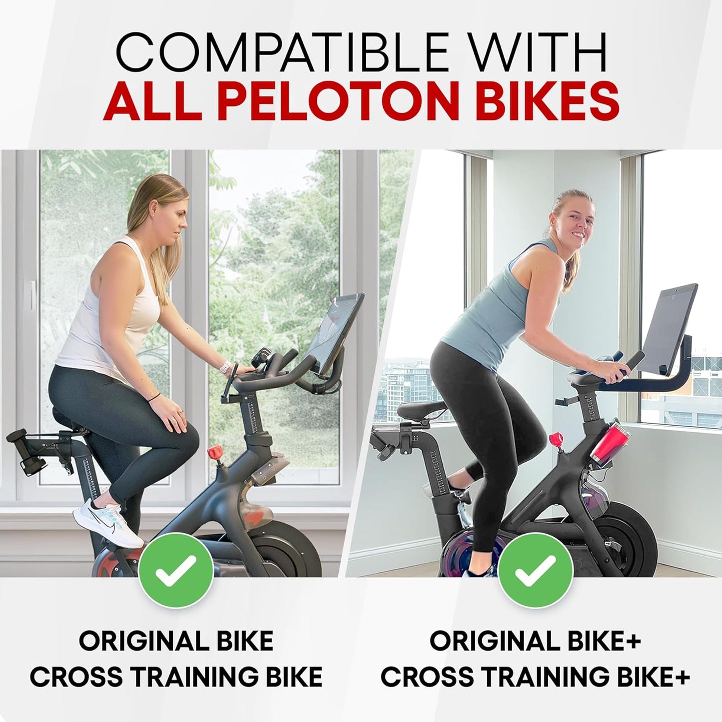 Dual Function Toe Cages for Peloton Bike - Convert Peloton Pedals to Two Sided Toe Cages - Ride with Sneakers or Peloton Shoes - Accessory for Peloton Bike - Fits All Peloton Bikes