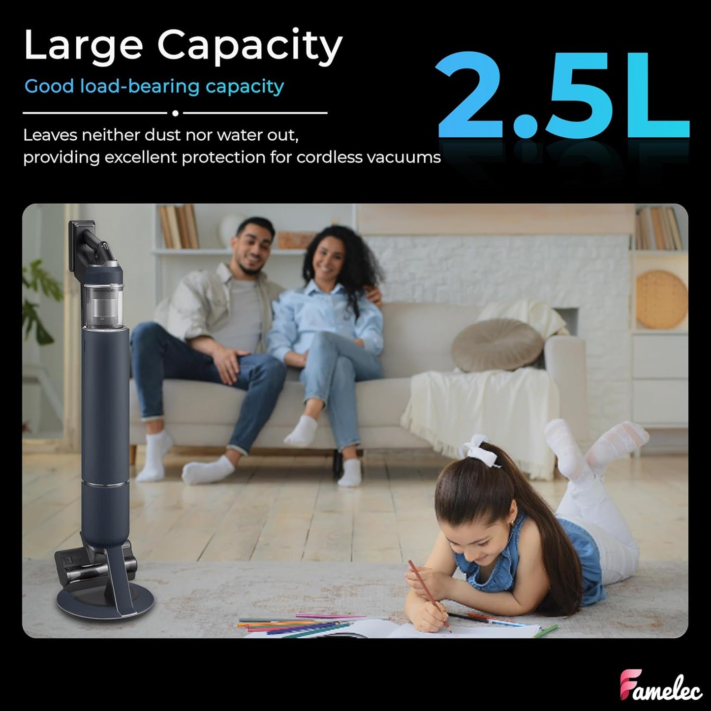 12Pcs Replacement for VCA-ADB953 Samsung Vacuum Bags, Compatible with Samsung Bespoke Jet Cordless Vacuum Cleaner VS20A95923B/AA VS20A95923N/AA VS20A95923W/AA Automatic Dust Collection Bag