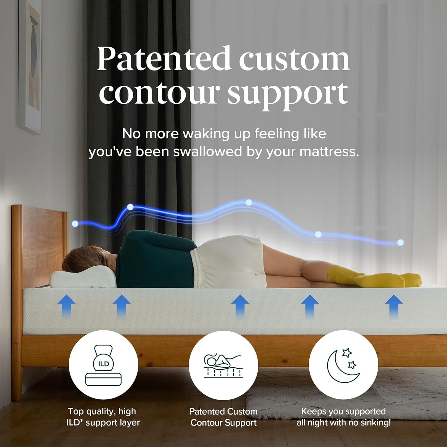 NEW - Zinus Narrow Twin 6 Inch Green Tea Memory Foam Mattress [New Version], Fiberglass Free, Medium Firm Feel, Zoned Pressure Relief, Certified Safe Foams & Fabric, Bed-in-A-Box, Narrow Twin - Retail $95