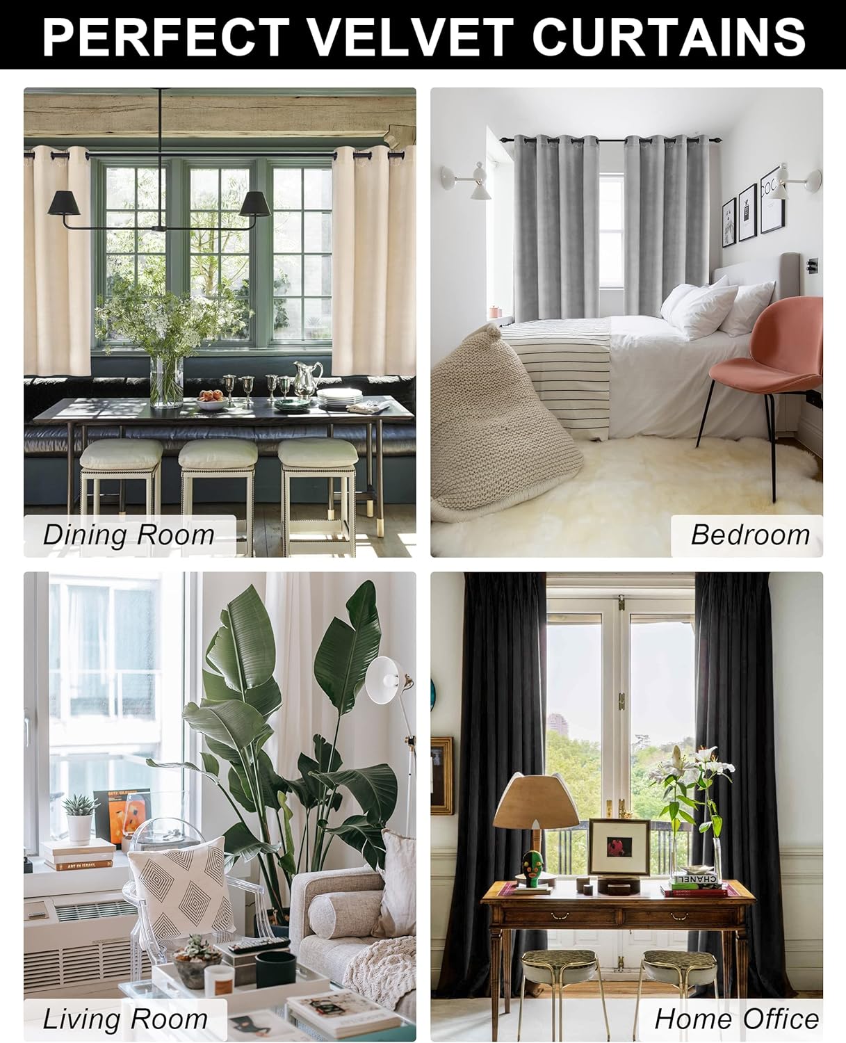 SNITIE Sky Blue 96in Long Velvet Curtains with Grommet, Super Soft Noise Reducing Thick Light Filtering Velvet Drapes for Living Room and Bedroom, Set of 2 Panels, 52 x 96 Inch Long