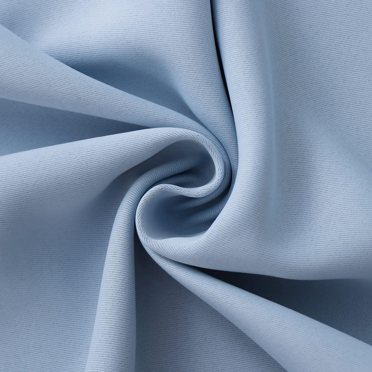 BGment Rod Pocket and Back Tab Curtains for Bedroom - Thermal Insulated Room Darkening Curtains for Living Room, 2 Window Curtain Panels (38 x 45 Inch, Spa Blue)