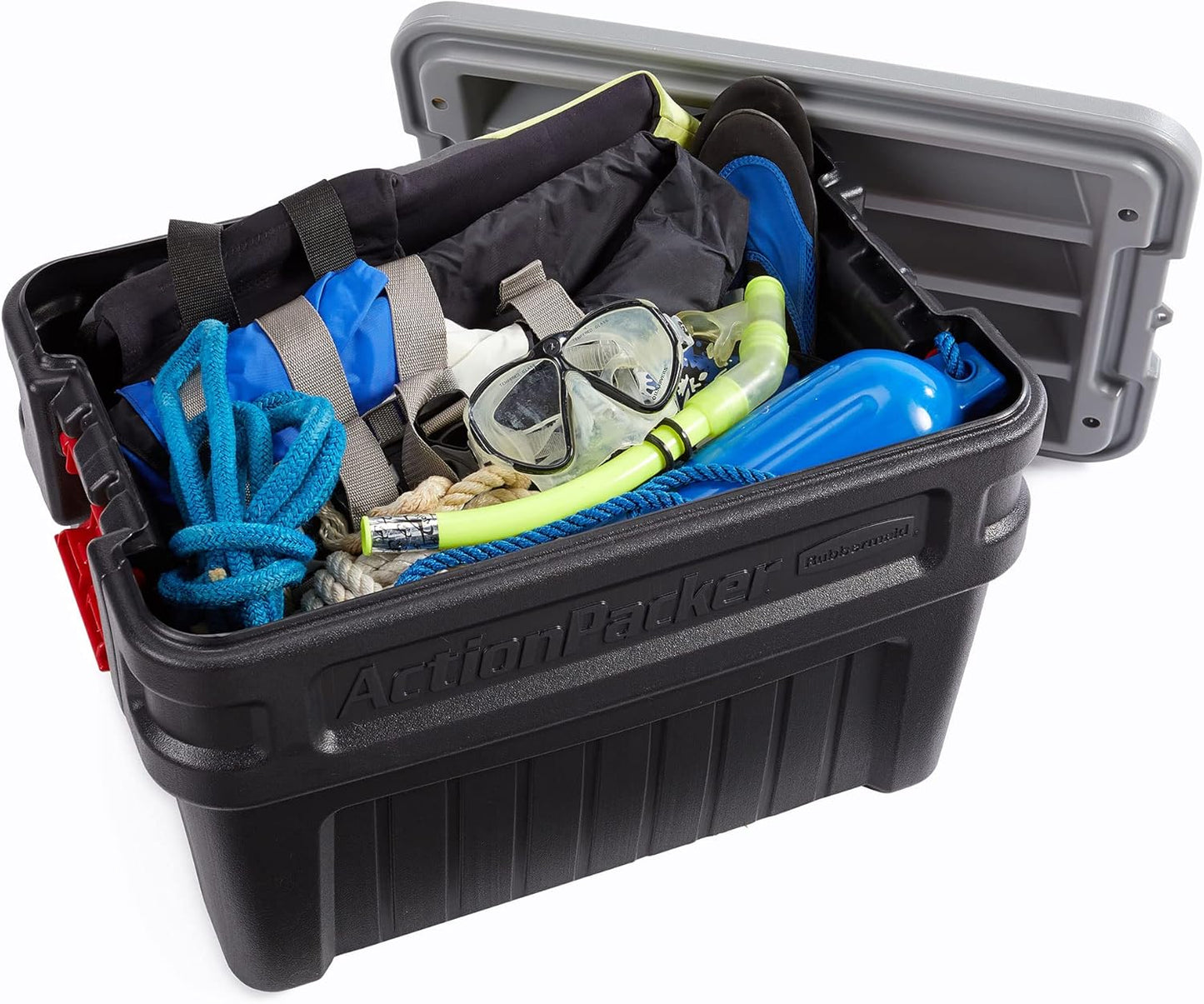 Rubbermaid 1172 ActionPacker Storage Box, 24 Gallon
