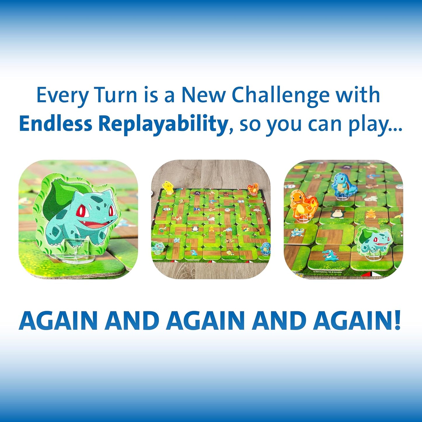 Ravensburger Labyrinth Pokémon Board Game – A Strategic Maze Adventure for Family Nights & Pokémon Parties – Includes Pikachu, Bulbasaur, and More – Great Birthday Gift for Kids Ages 7 and Up