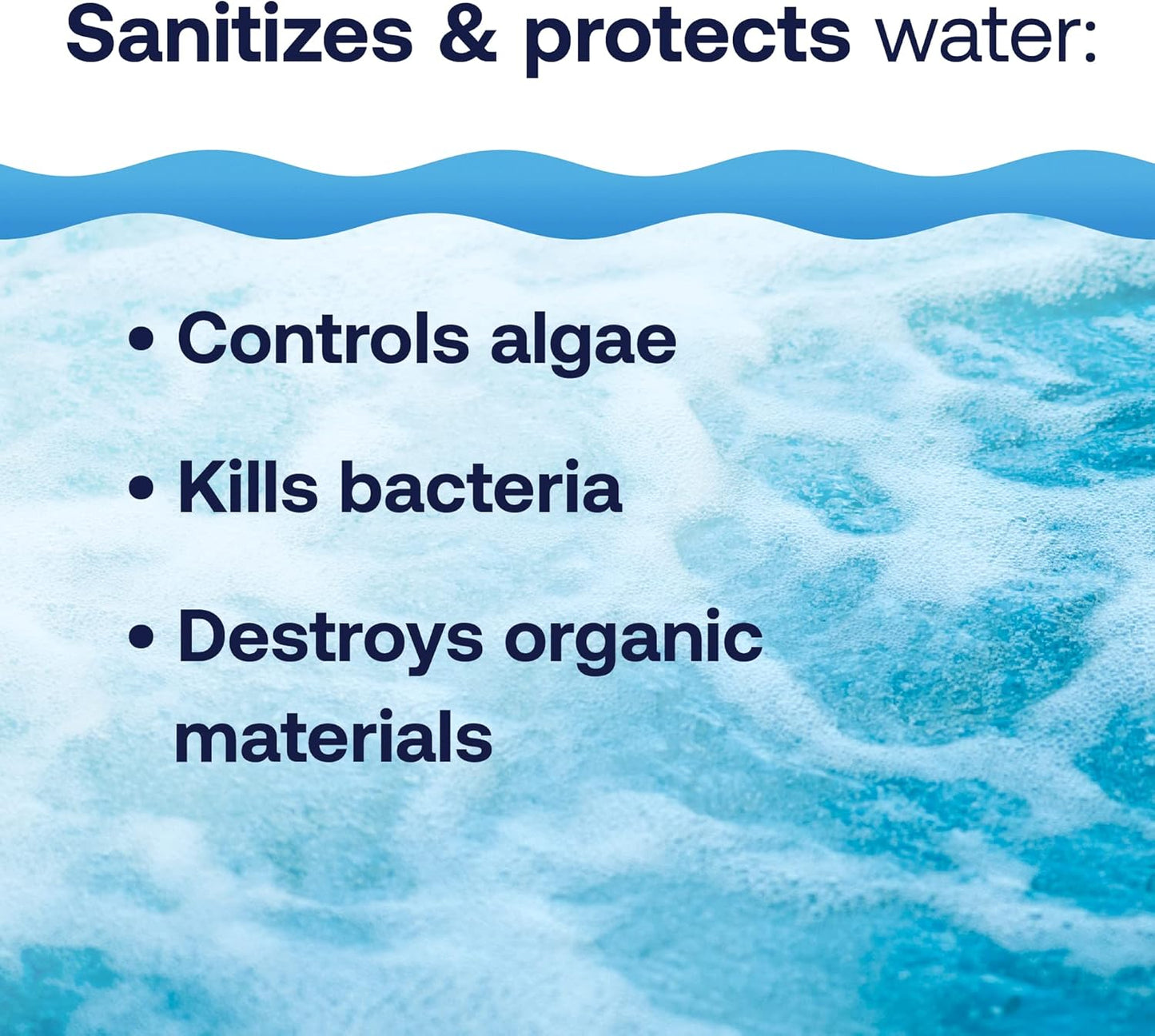 HTH Spa 86134 Clear Chlorinating Sanitizer, Spa & Hot Tub Chemical Controls Bacteria and Algae, 2.25 lbs