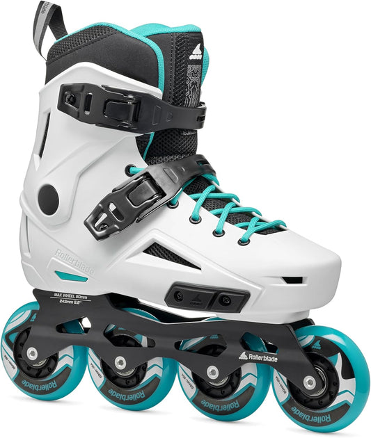 Rollerblade Lightning Women's Urban Inline Skate, White and Aqua size 6/6.5 - Retail $199