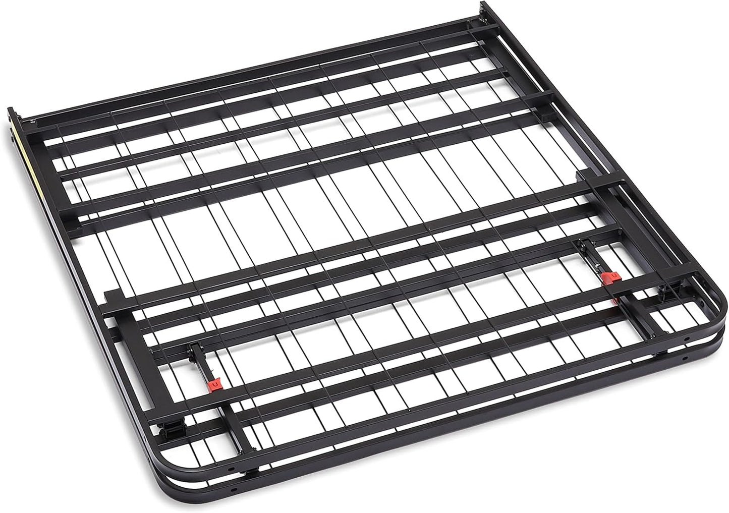 NEW - Amazon Basics Foldable Metal Platform Bed Frame with Tool Free Setup, 14 Inches High, Sturdy Steel Frame, No Box Spring Needed, Twin XL, Black - Retail $102