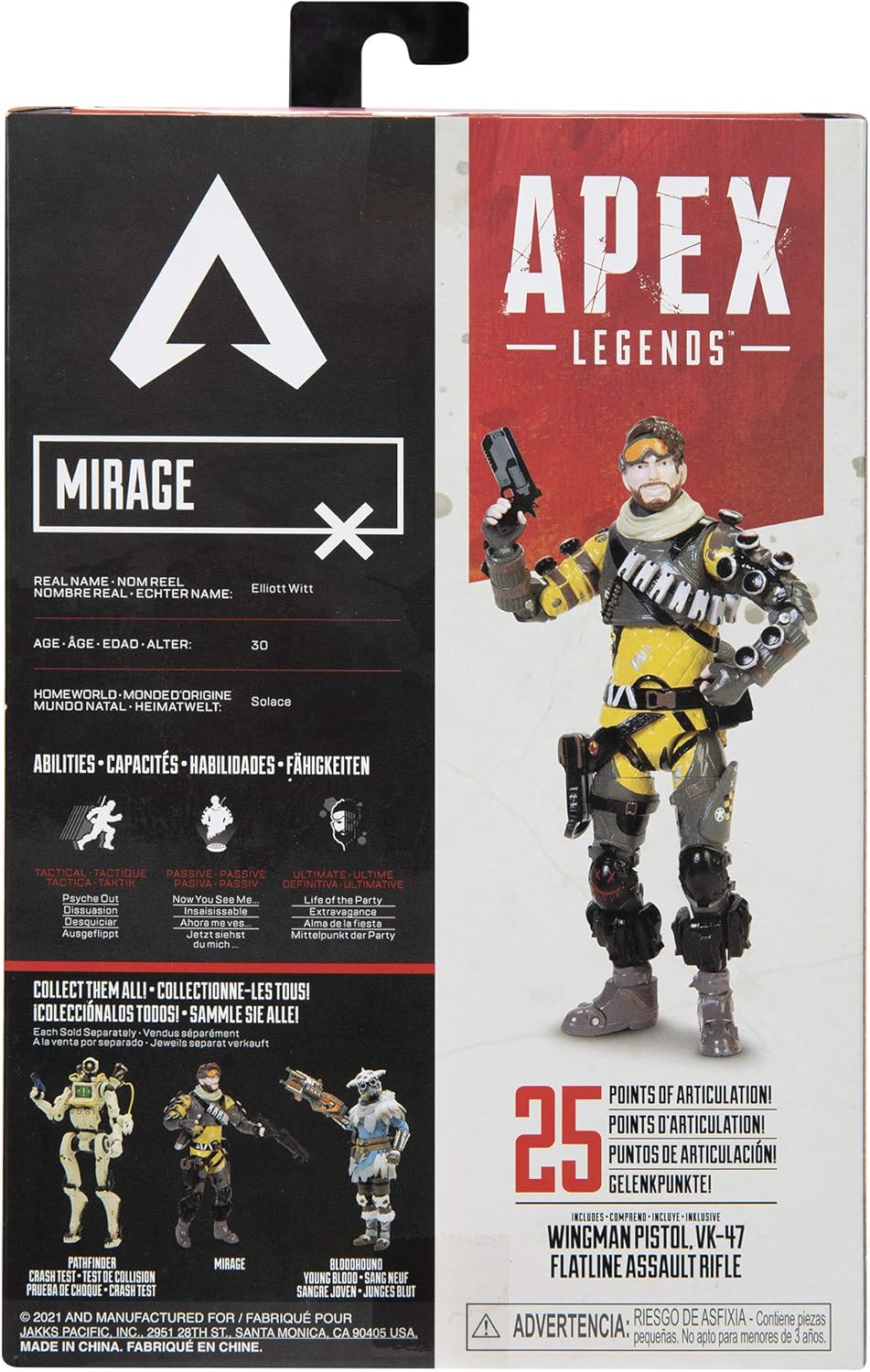 Electronic Arts APEX Legends Mirage 6-Inch Collectible Action Figure