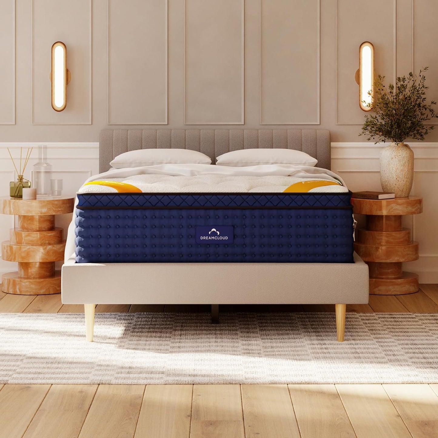 NEW  - Dream Cloud 16 Inch QUEEN Premier Rest Mattress - Luxury Hybrid Memory Foam - 8 Premium Pressure-Relieving Layers - CertiPUR-US Certified - Retail $1399