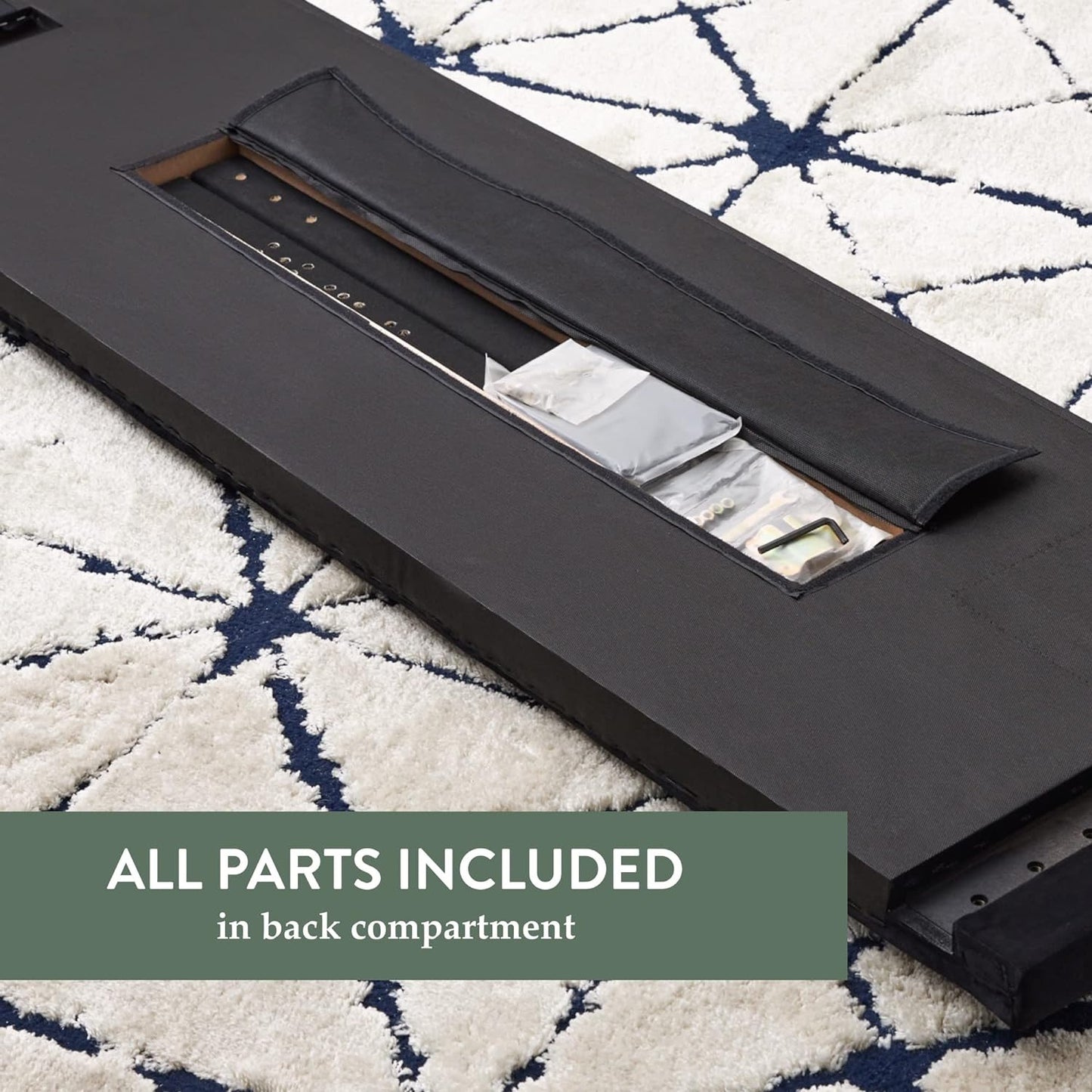 Edenbrook Miller QUEEN Low Profile, Performance Velvet Headboard for Queen Size Bed-Pink Upholstered Queen Headboard - Retail $135