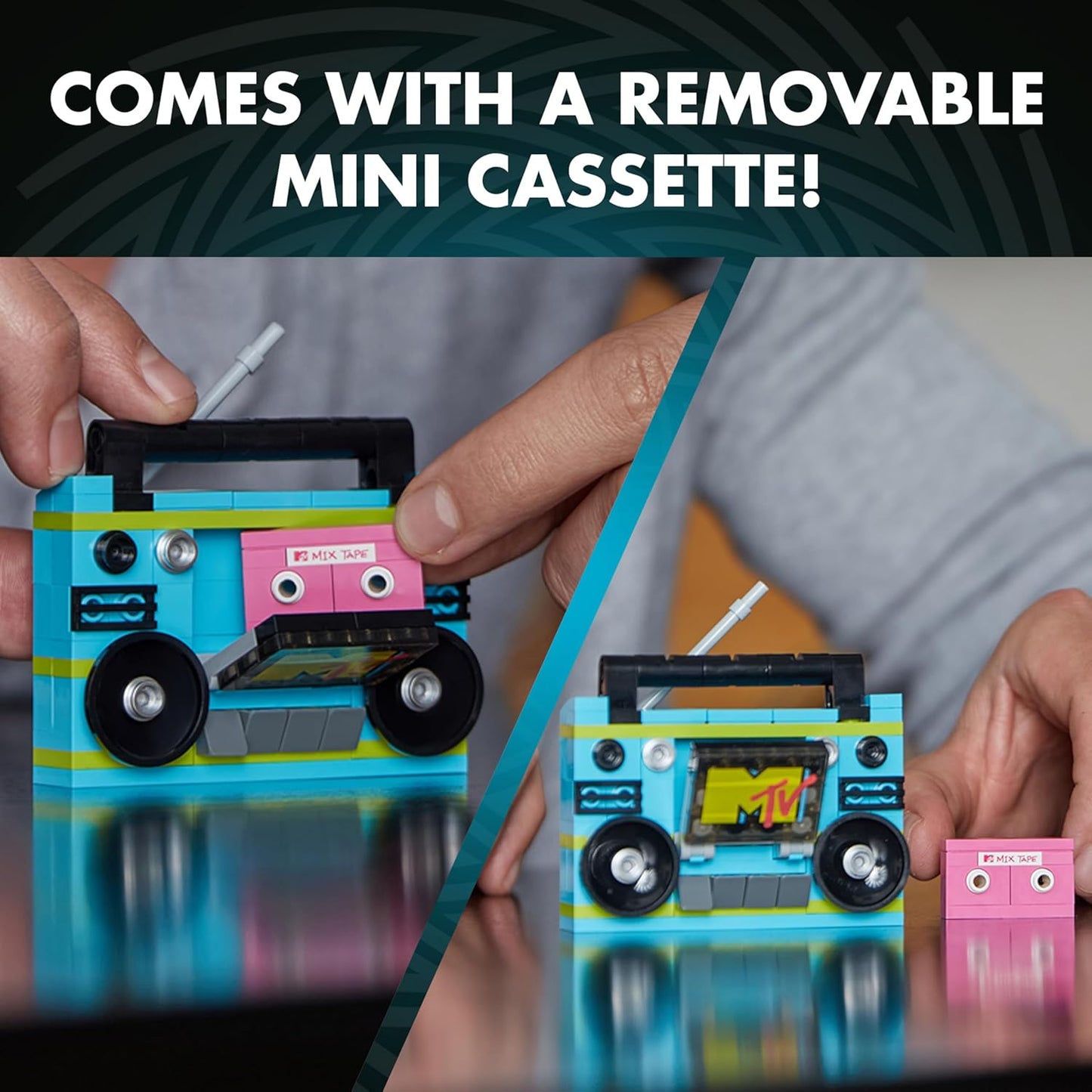 Brickcraft MTV Boom Box Brick Building Set