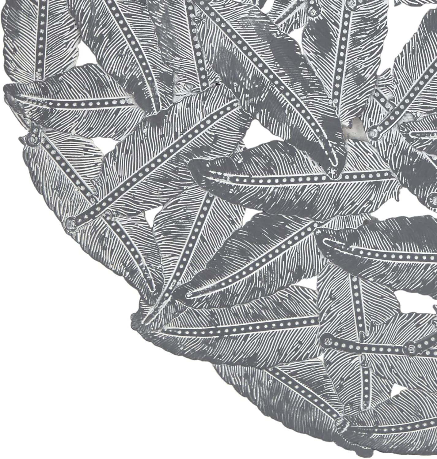 Madison Park Wall Art Living Room Metal Decor - Home Accent Modern Kitchen Dining Decoration, Ready to Hang Panel for Bedroom, Multi-Sizes, Rossi Grey 3 Piece - Retail $54