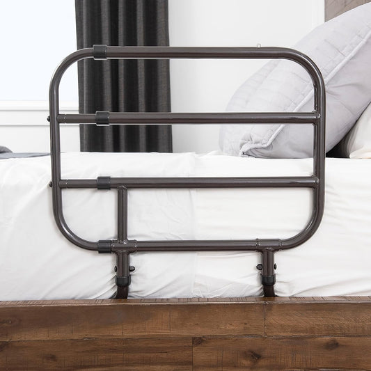 NEW - Able Life Bedside Extend-A-Rail, Adjustable Senior Bed Safety Rail and Bedside Standing Assist Grab Bar - Retail $89