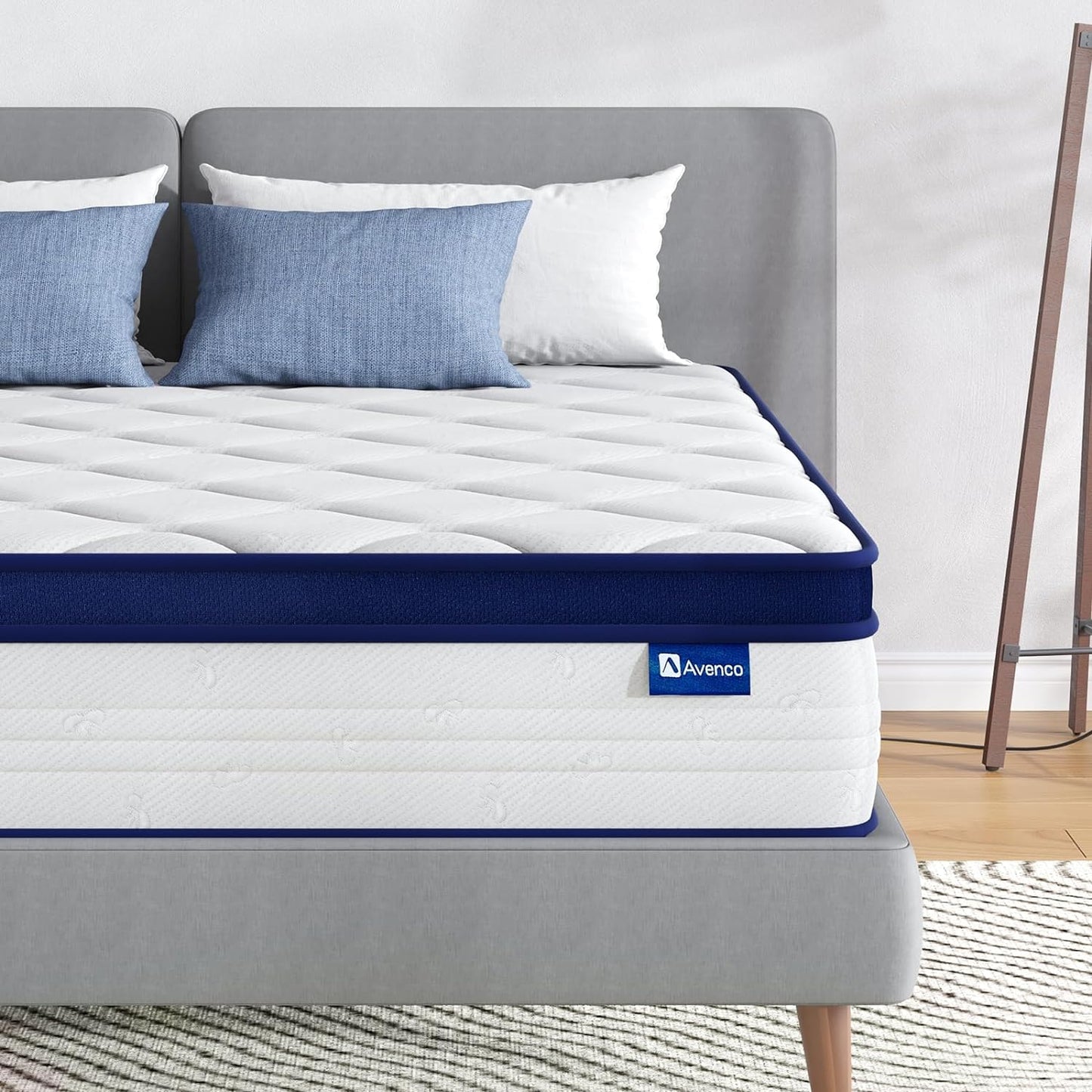 NEW - Avenco 12 Inch FULL Size Mattress, Medium Soft, Hybrid Spring Mattresses with Comfort Foam and Pocket Coils for Pressure Relief & Motion Isolation - Retail $229