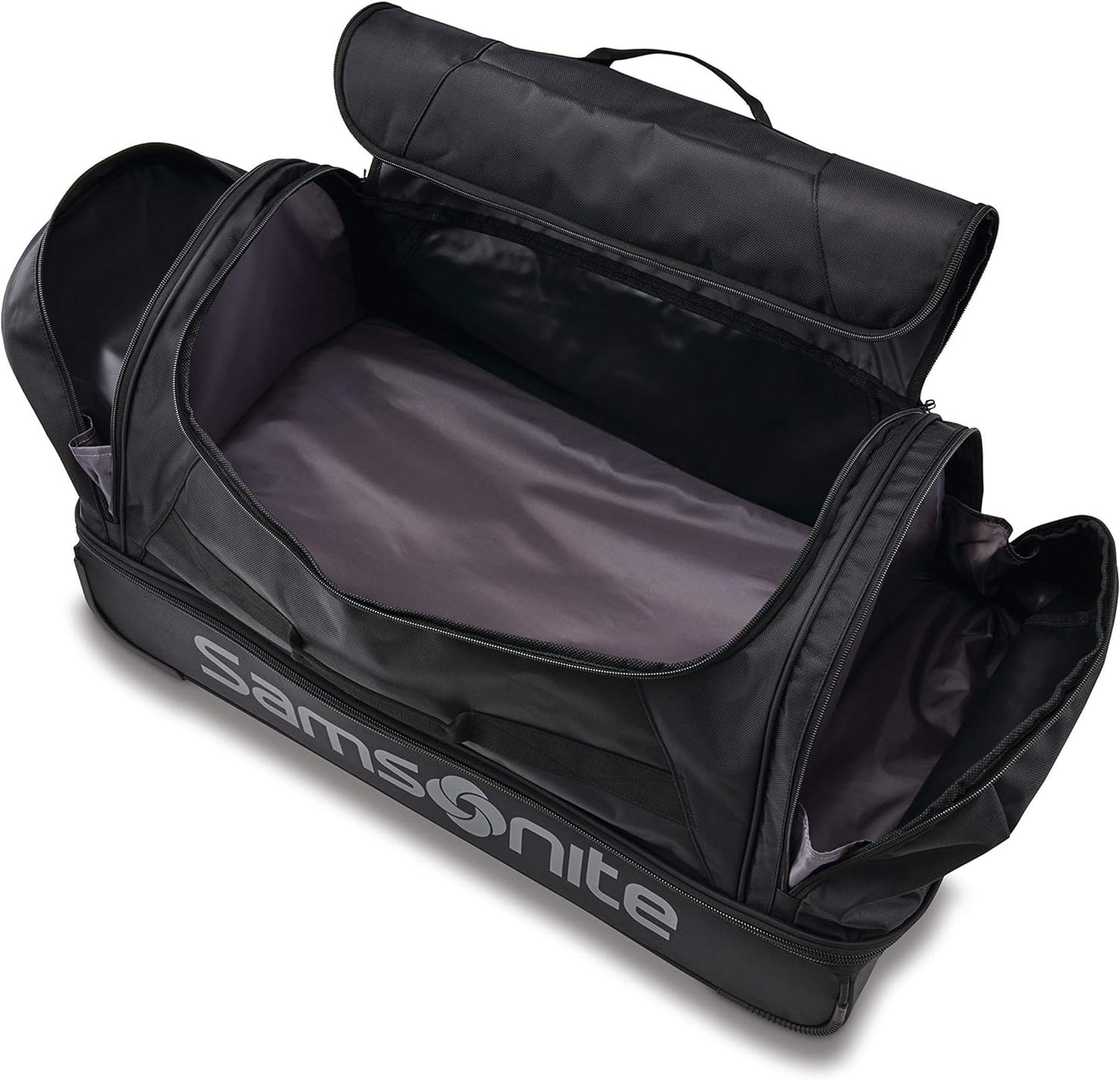 NEW - Samsonite Andante 2 Wheeled Rolling Duffel Bag, All Black, 32-Inch - Retail $105