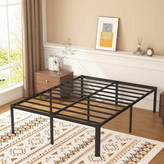 HOBINCHE 18 Inch Full Metal Bed Frame