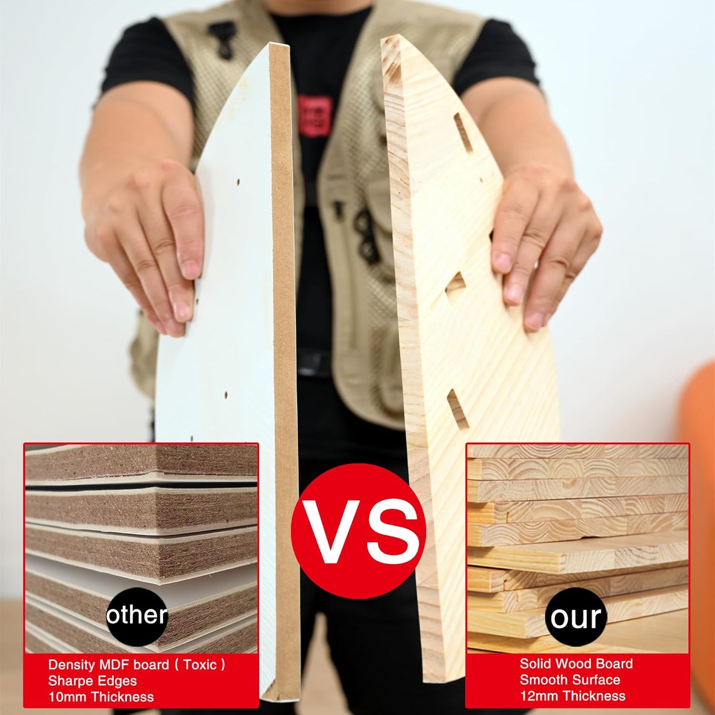 Rotating Bookshelf, 360 Display Corner Bookshelf for Small Space, 4Tier Floor Standing Bookcase Storage Rack, Wood Narrow Organizer for Bedroom, Living Room, Study Room, Kids&Adults Solid - Retail $90