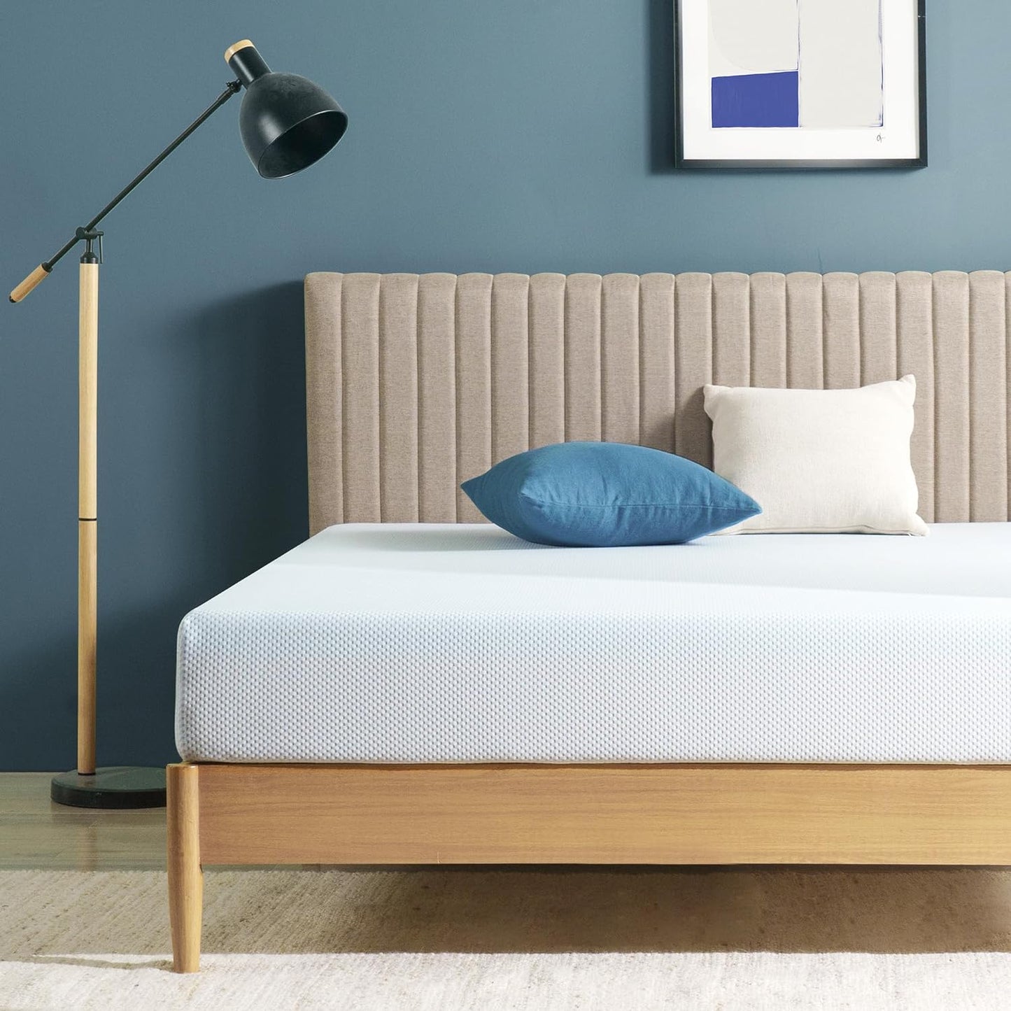 NEW - ZINUS QUEEN 8 Inch Green Tea Cooling Memory Foam Mattress [New Version], Queen, Fiberglass Free, Medium Firmness, Cooling Gel Foam, Certified Safe Foams & Fabric, Mattress in A Box - Retail $245