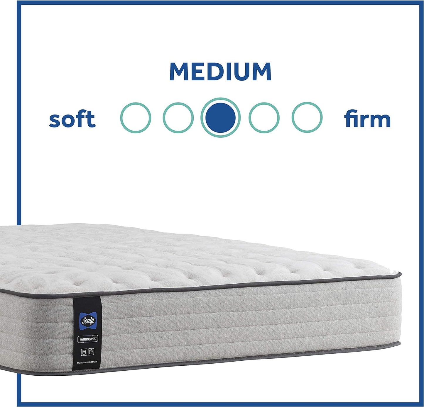 NEW - Sealy Posturepedic Spring Summer Rose Medium Feel Mattress, California King - Retail $1299