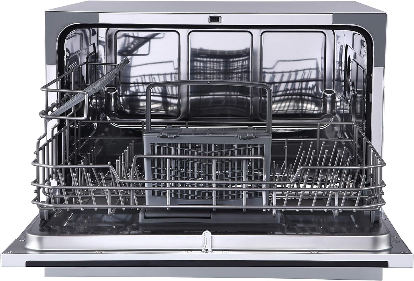 Farberware Portable Countertop Dishwasher - 7-Program System for Home, RV, and Apartment - Wash Dishes, Glass, and Baby Products - Hookup Required - Retail $300