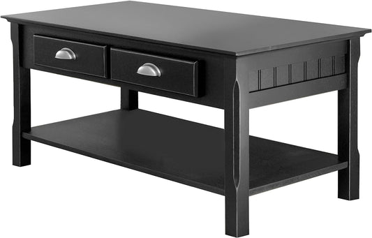 NEW - Winsome Timber Occasional Table, Black, 38 inches - Retail $100