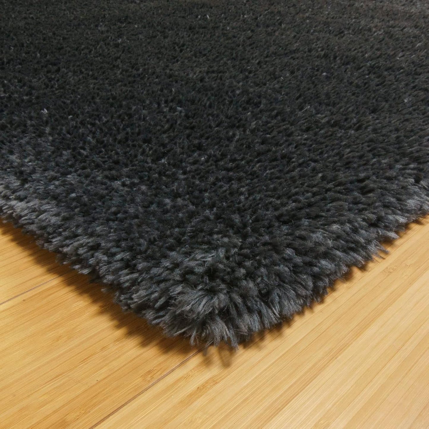 NEW - Gertmenian Plush Shag Rug | Shaggy, Fluffy Area Rug for Bedroom, Living Room, Dorm Room Decor | 4x6 Ft, Dark Gray, 20241 - Retail $23