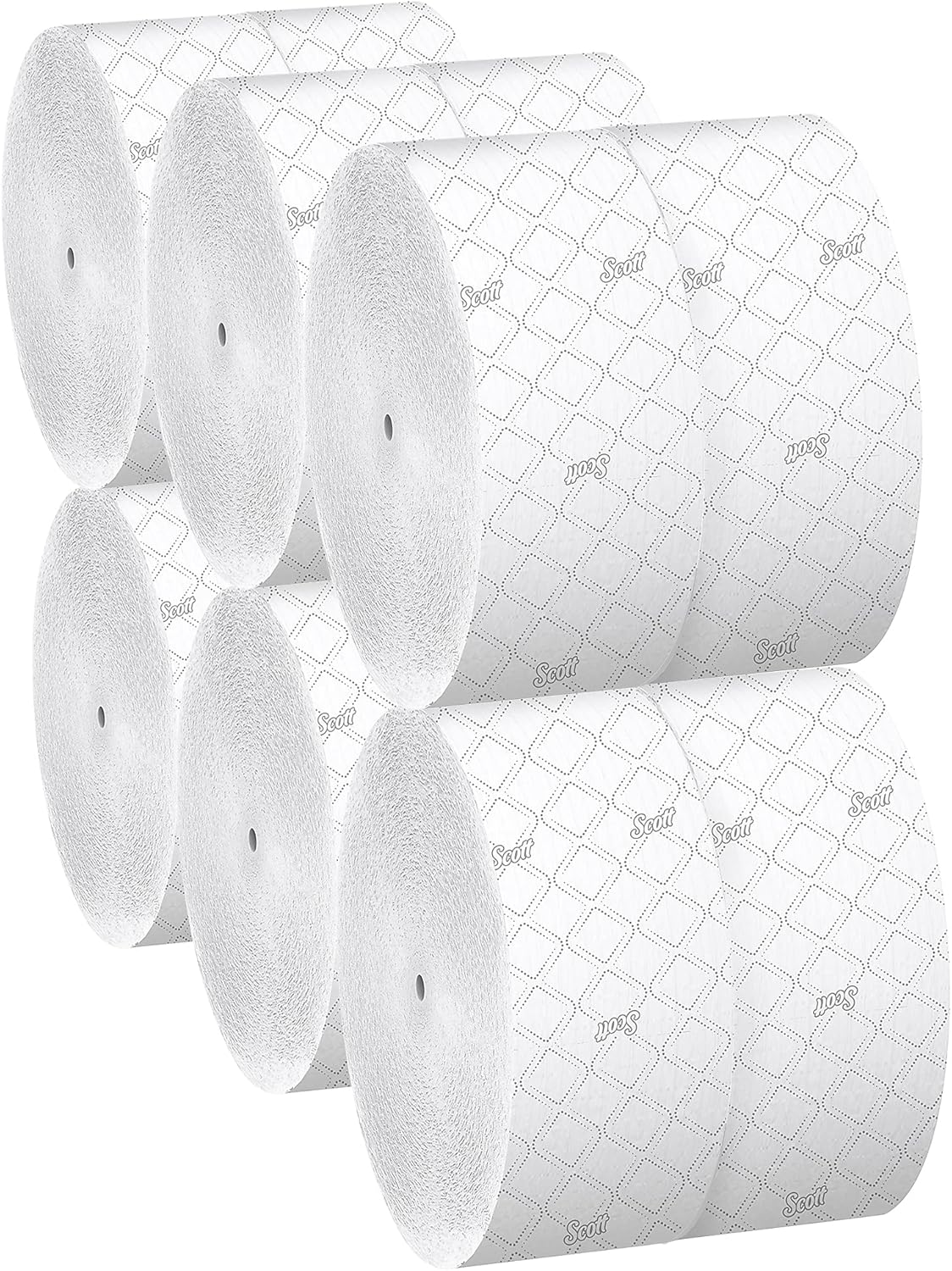 Scott 07006 Coreless JRT Jr. Rolls, 2-Ply, 1150ft, 12 Rolls/Carton