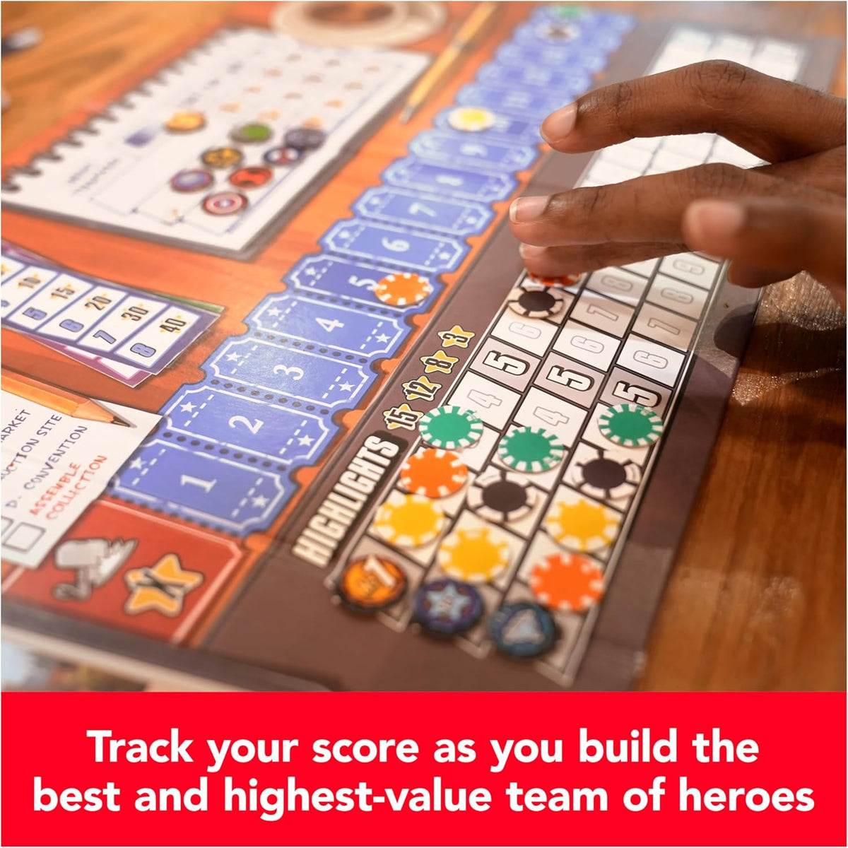 Spin Master Games, Marvel Comic Hunters, Comic Collecting Strategy Card Game for Fans of Marvel Rivals & Action Movies, 1-4 Players, for Ages 14 & Up