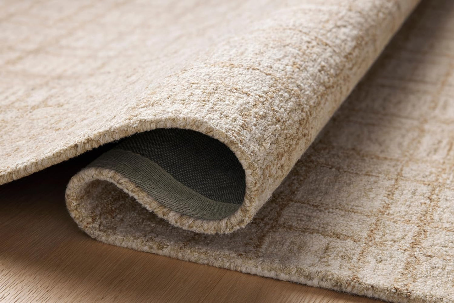 Loloi Chris Loves Julia Polly Collection POL-10 Khaki/Sand 9'-3" x 13'-0" Accent Rug - Retail $640