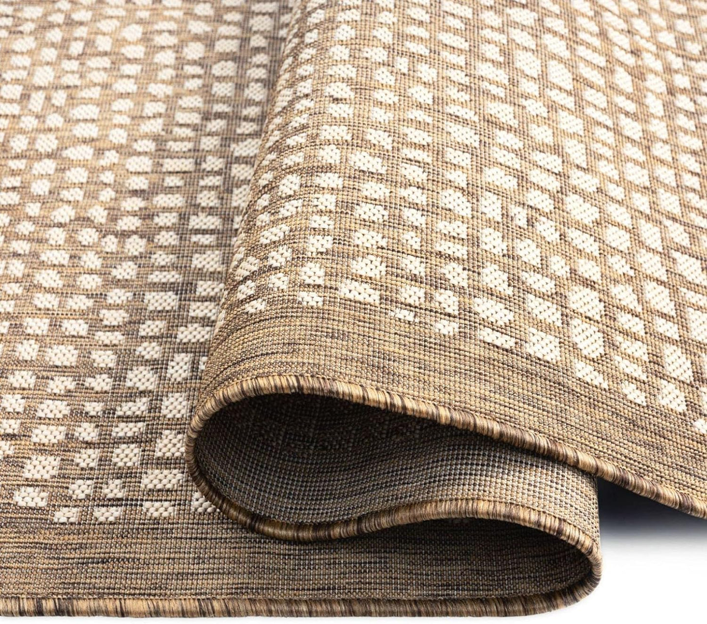 NEW - Tommy Bahama Marlin Transitional Indoor/Outdoor Area Rug, Brown, 7'10"x10'2" - Retail $123