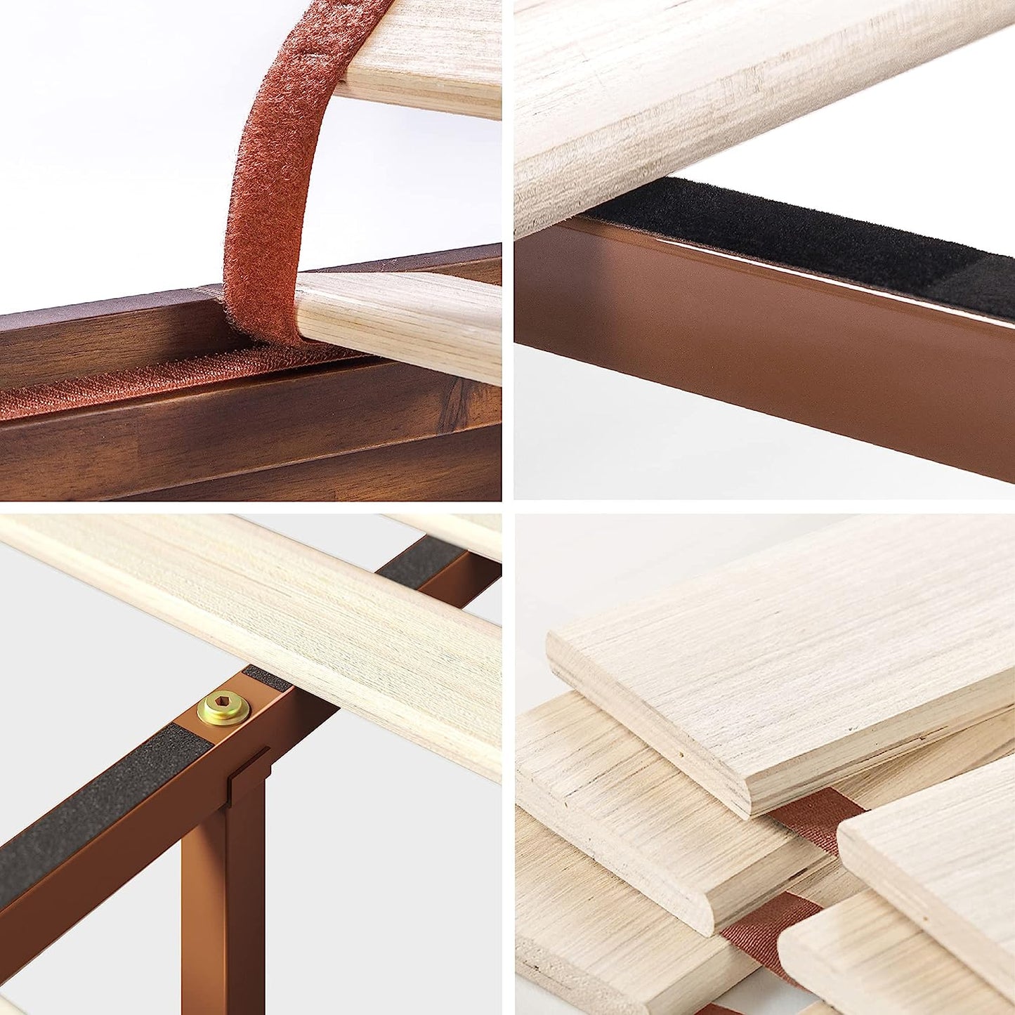 ZINUS Vivek Wood Platform Bed Frame with Headboard / Wood Slat Support / No Box Spring Needed / Easy Assembly, King