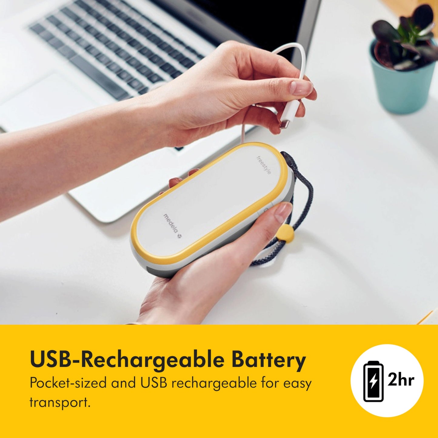 NEW - Medela Freestyle Hands-Free Double Electric Breast Pump with Wearable Cups, App Connectivity, Portable and Discreet Design