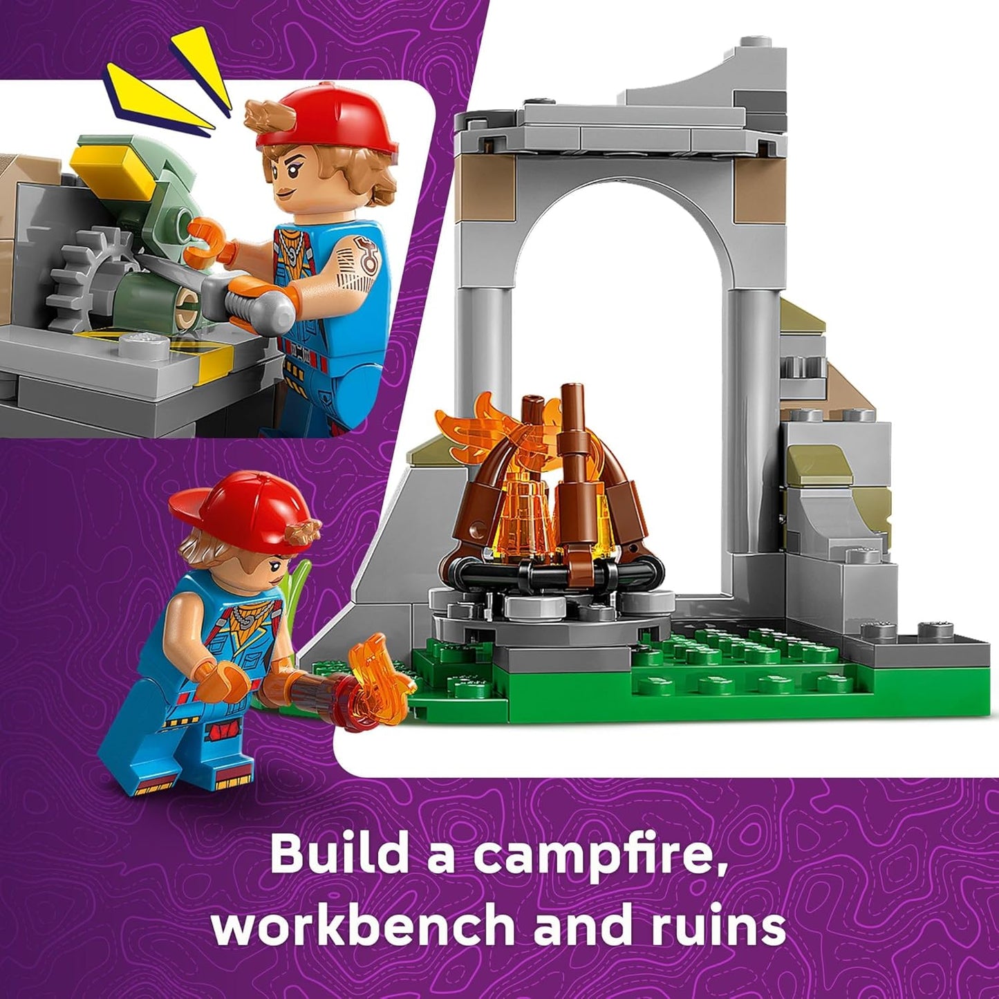 LEGO Fortnite Peely & Sparkplug’s Camp Kids Toy - Pretend Play and Video Game Building Set for Girls & Boys, Ages 7+ - Fortnight Toy Figures Peely, Sparkplug, & More - Gift Idea for Birthdays - 77075