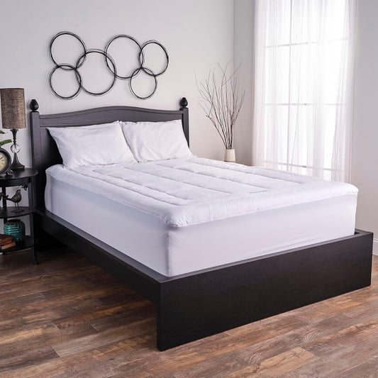 NEW - Mattress Topper Featuring Serene Foam, Queen, 3 inch - Retail $259