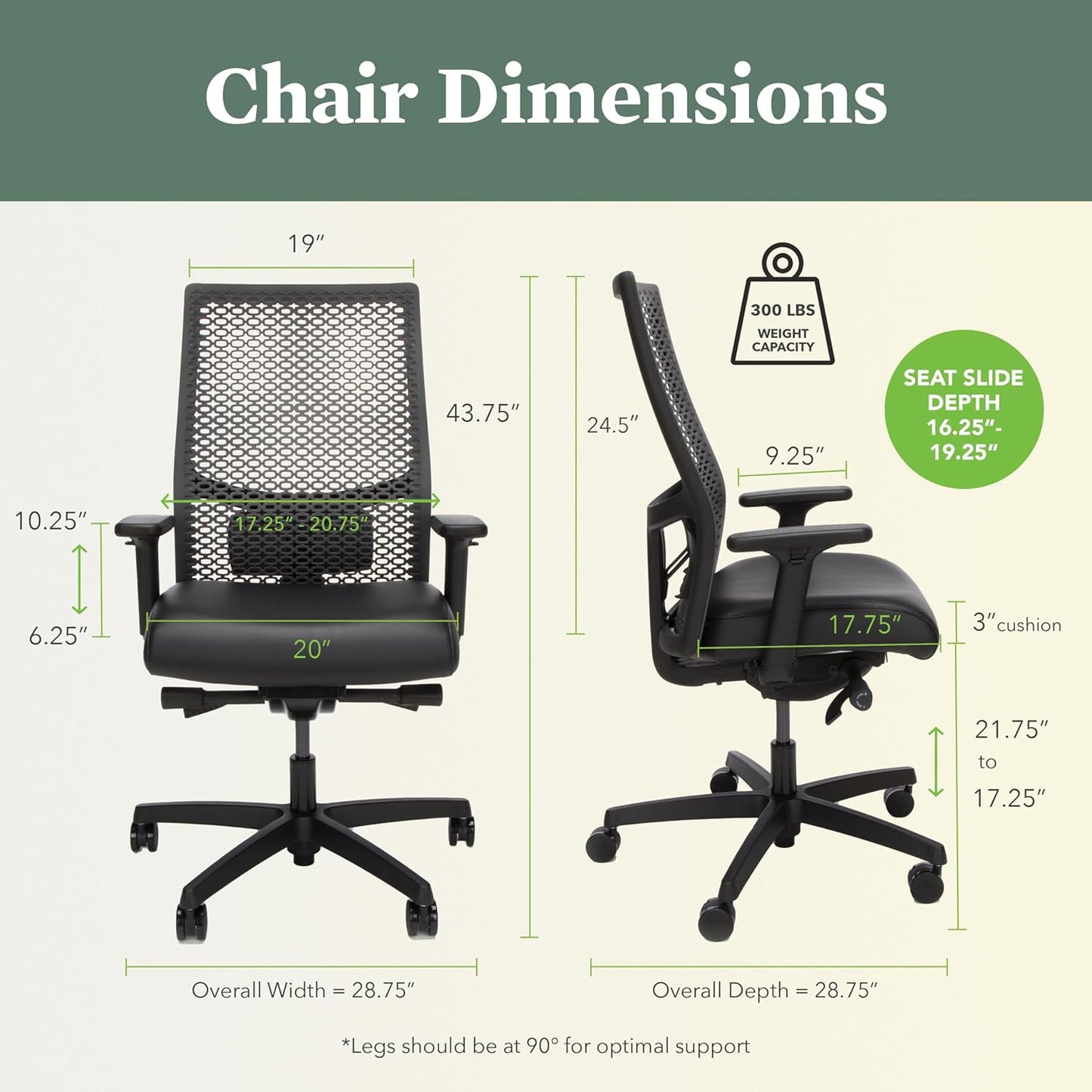 WHITE - HON Ignition 2.0 ReActiv Ergonomic Office Chair, Synchro-Tilt Recline, Breathable Flex Back, Swivel Wheels, Comfortable Desk Chair for Long Hours