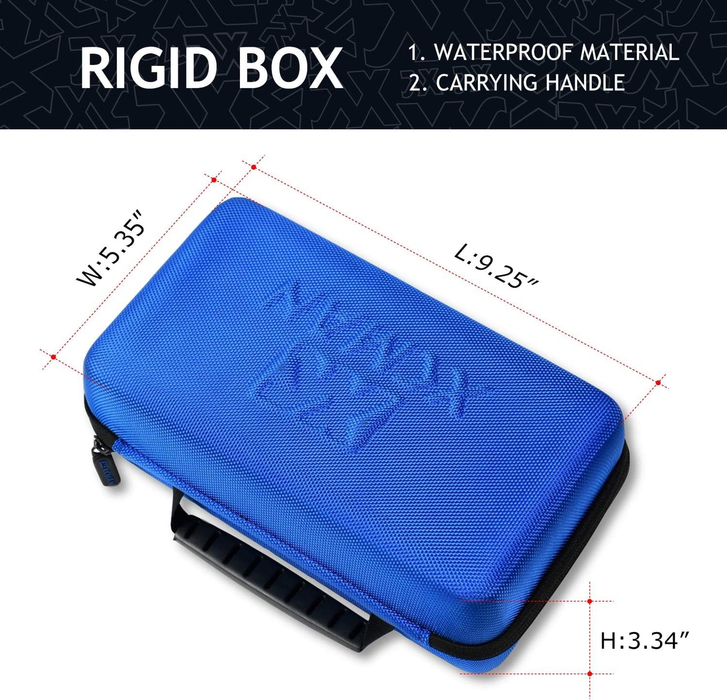 XCMAN Ski and Snowboard Waxing and Tuning Kit with Wax Brush Box for Traveling and Storage (Box with Tuning Tools)