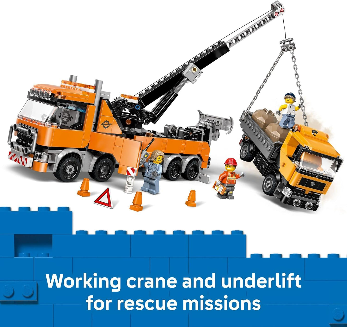 LEGO City Heavy-Duty Recovery Tow Truck with Crane Building Toy - Dump & Tow Truck Toys for Boys & Girls, Ages 8+ - Pretend Play Set for Kids - Gift Idea for Birthdays & Holidays - 60467