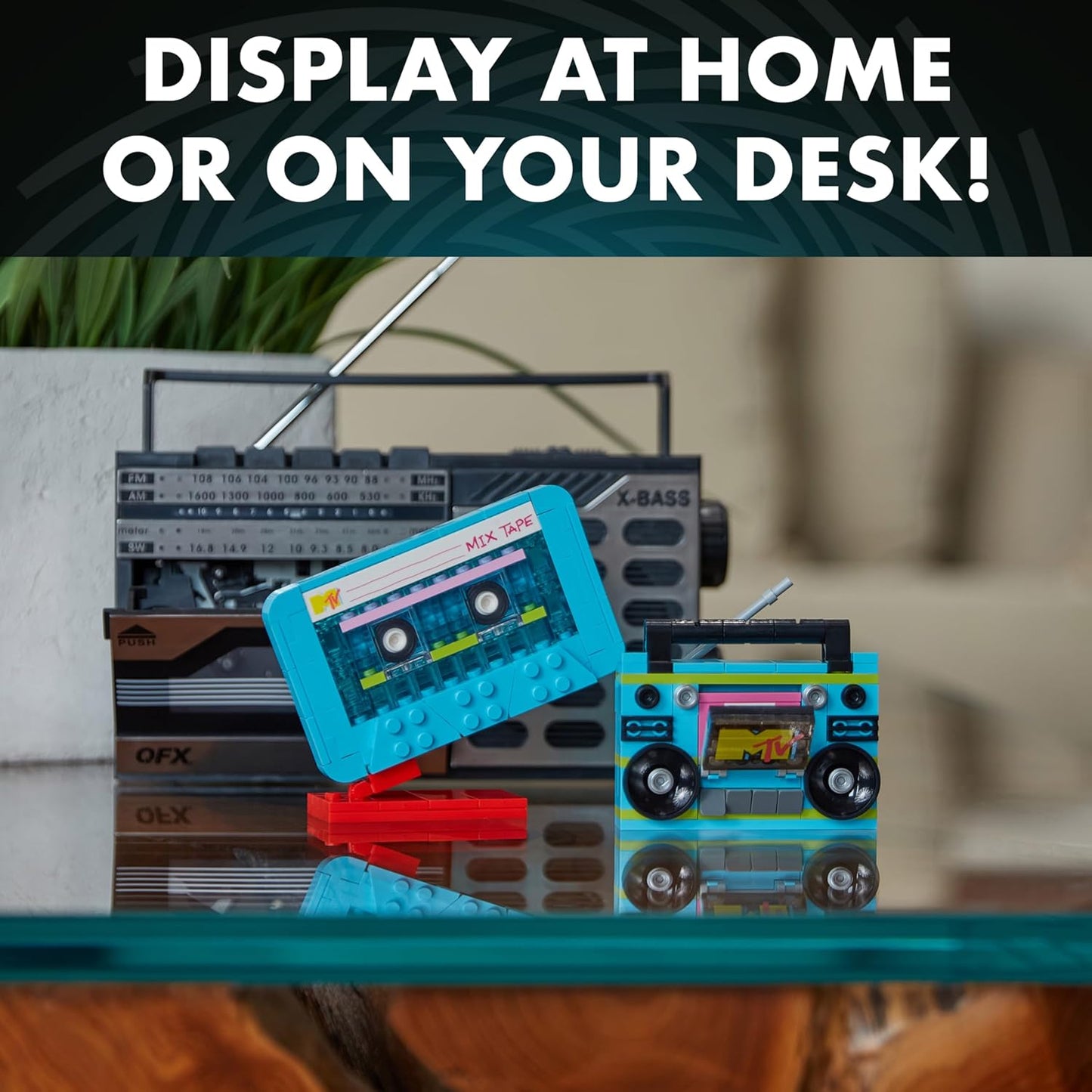 Brickcraft MTV Boom Box Brick Building Set