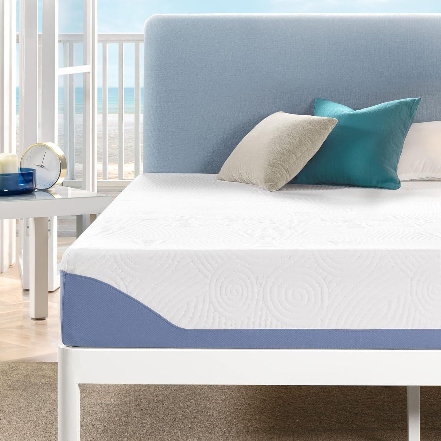 NEW - Mellow TWIN 10 Inch Cooling Gel-Infused Memory Foam Bed Mattress, Medium Firm Sleep and Breathable Fabric Cover, Twin , Mattress In A Box - Retail $188