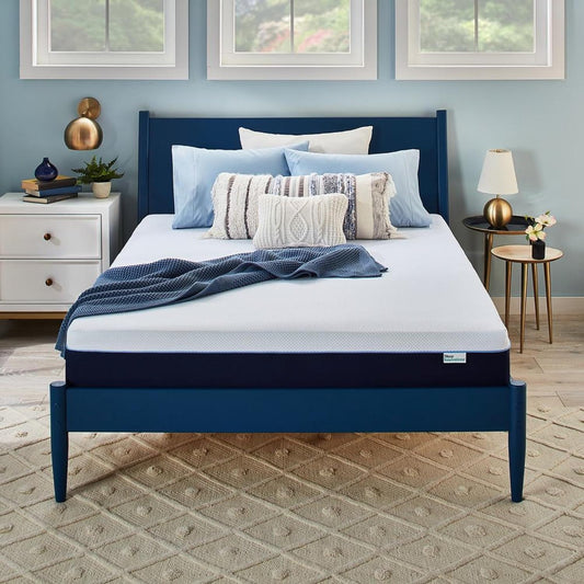 NEW - Sleep Innovations CAL KING 12 Inch Marley Cooling Gel Memory Foam Mattress, Cal King Size, Bed in a Box, Medium Firm Support - Retail $469