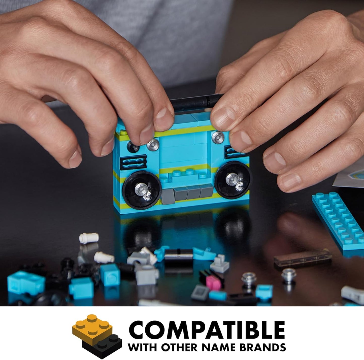 Brickcraft MTV Boom Box Brick Building Set