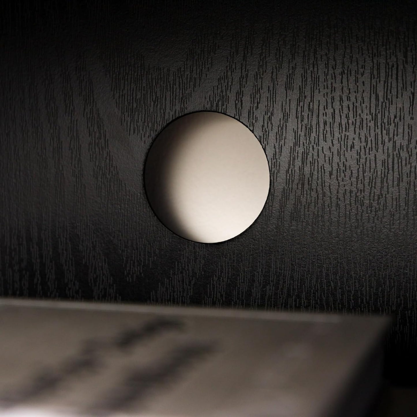 Damage - Walker Edison Wren Classic 6 Cubby TV Stand for TVs up to 80 Inches, 70 Inch, Black