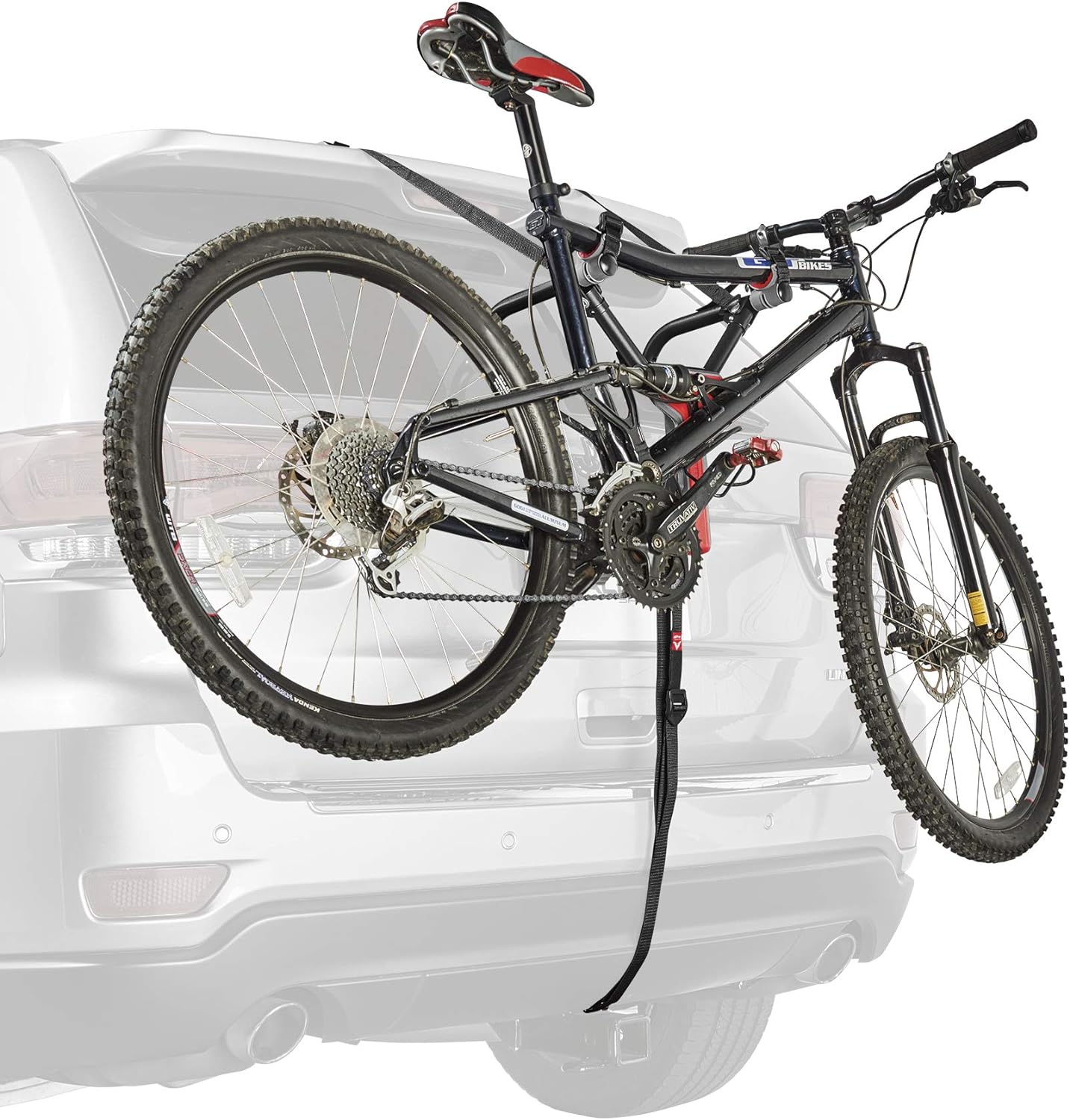 NEW - Allen Sports Ultra Compact Folding 1-Bike Trunk Mount Rack, Model MT1-B, Gray powder coated - Retail $56