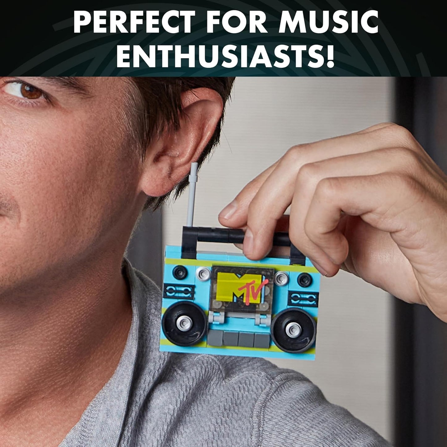 Brickcraft MTV Boom Box Brick Building Set