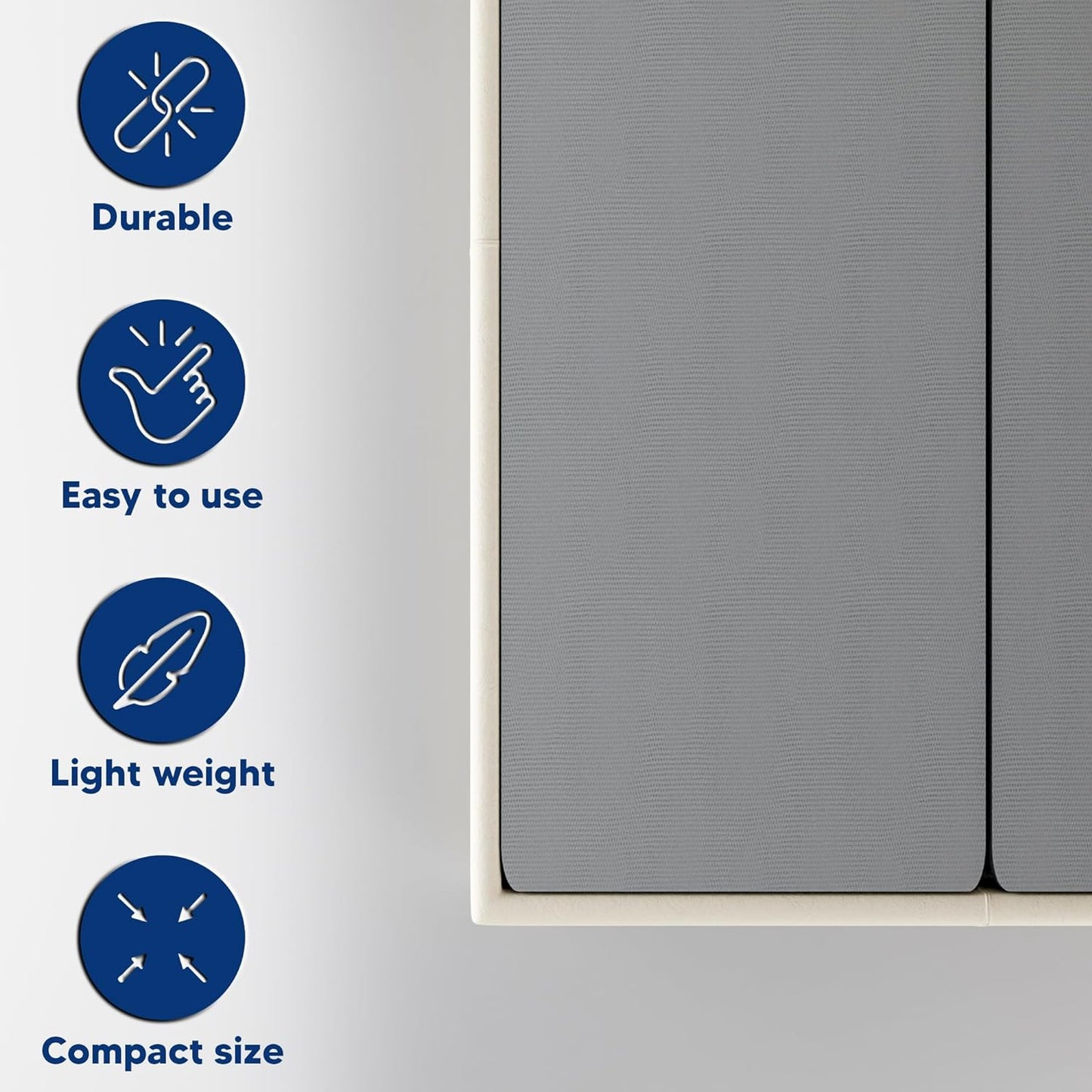 Nutan Split Fully Assembled Bunkie Board for Mattress/Bed Support, Queen, Beige - Retail $200